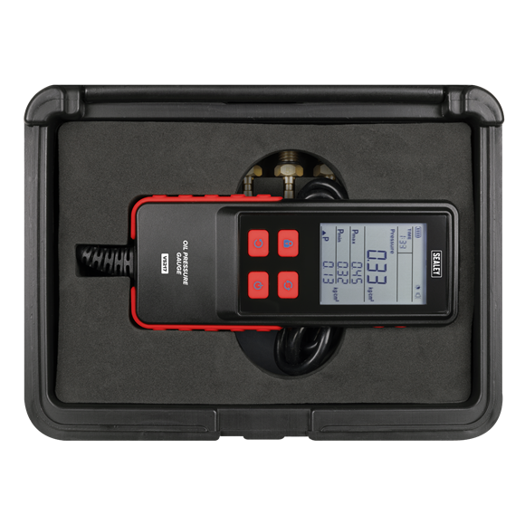 Sealey Digital Oil Pressure Test Kit 18pc SE VS217