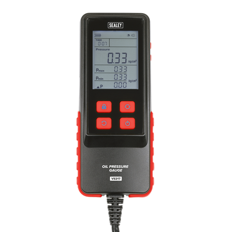 Sealey Digital Oil Pressure Test Kit 18pc SE VS217