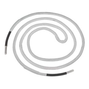 A flexible black and white induction coil, 830mm in length with a loop at one end, Model No. VS2410 by Sealey.