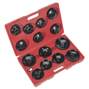 Oil Filter Cap Wrench Set 15pc - VS7003 - Farming Parts