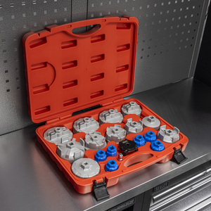 Oil Filter Cap Wrench Set 19pc - SE-VS7013
