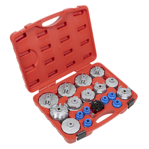 Oil Filter Cap Wrench Set 19pc - SE-VS7013