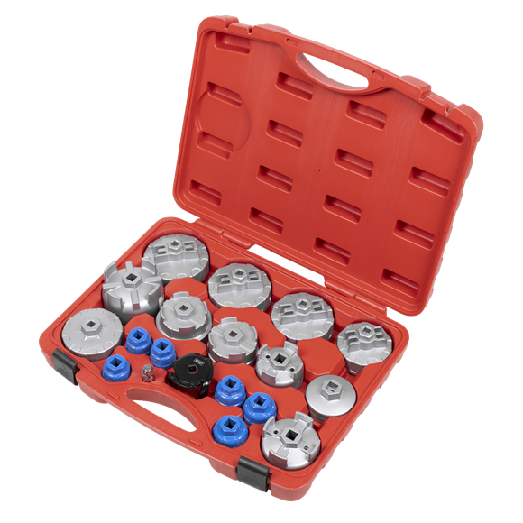 Oil Filter Cap Wrench Set 19pc - SE-VS7013