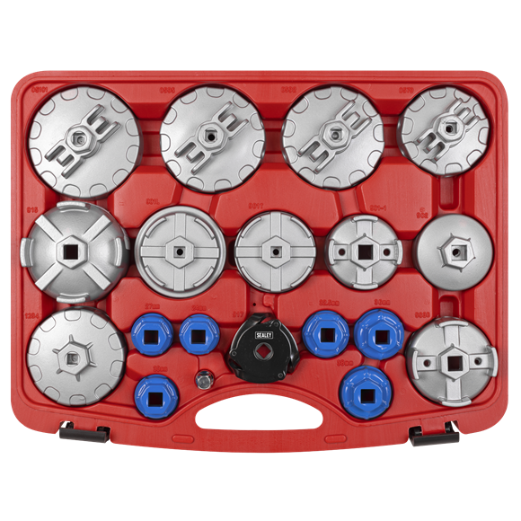 Oil Filter Cap Wrench Set 19pc - SE-VS7013