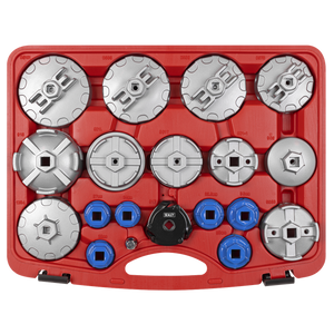 Oil Filter Cap Wrench Set 19pc - SE-VS7013