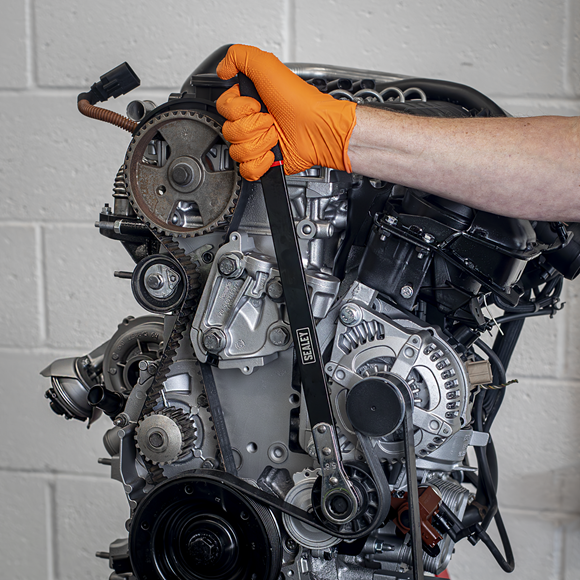 Extended Reach Ratchet Action Auxiliary Belt Tension Tool Kit - SE-VS791