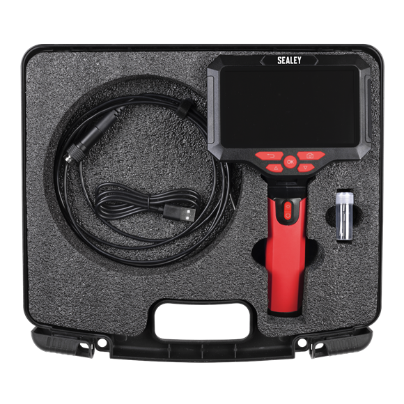 Sealey Video Borescope 3.9mm Camera & 5" Screen SE VS8117