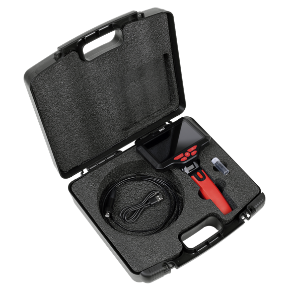 Sealey Video Borescope 5.5mm Camera Dual Lens & 5" Screen SE VS8118