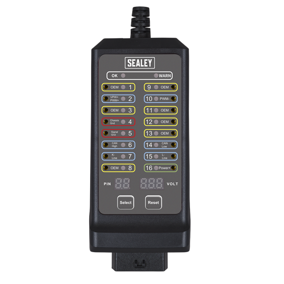 OBD Breakout Box 16-Pin 12V/24V - SE-VS8813