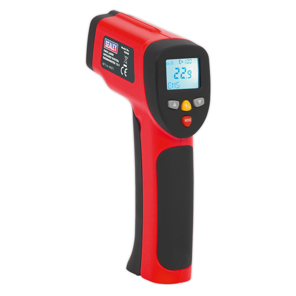 Infrared Twin-Spot Laser Digital Thermometer 12:1 - VS940 - Farming Parts