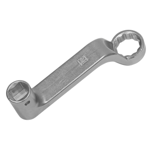 The Sealey Camber Adjustment Spanner VS9840, featuring a 21mm square socket on one end and a 1/2" drive on the other, is perfect for working on Volkswagen Crafter and Mercedes Benz Sprinter.