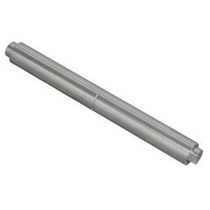 Product data rewritten: The Sealey Crankshaft Locking Pin - for Ford 2.2/3.2TDCi (VSE5864) is a cylindrical metal rod with a hexagonal end and a narrow groove around the middle, specifically designed as a crankshaft lock for the 2.2TDCi Ford Transit.
