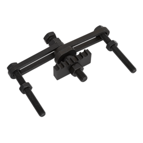 The Sealey Flywheel Locking Tool (VSE5935) is a versatile tool designed for Hyundai and Kia chain drive systems, perfect for removing gears or bearings from shafts and also serving as a crankshaft damper pulley tool for Hyundai Kia diesel engines.
