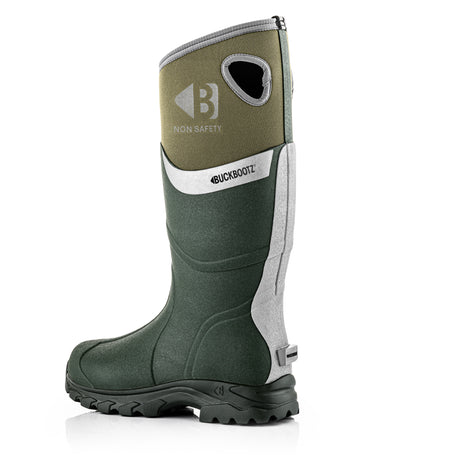 Buckbootz WALKERZGR Green Waterproof Walking Wellies Reflective