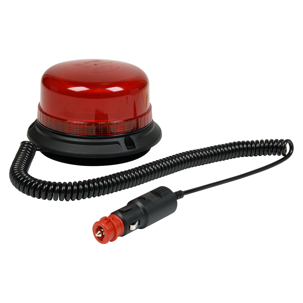 Warning Beacon SMD LED 12/24V Magnetic Fixing - Red - WB954LEDR - Farming Parts