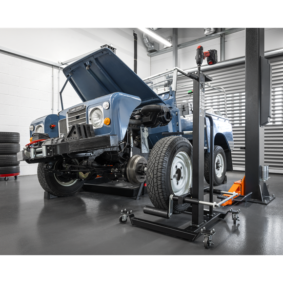 Viking Quick Lift Wheel Removal/Lifter Trolley 50kg Capacity - SE-WD50QLS