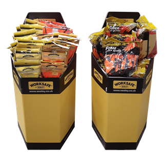 Sealey | Worksafe® Dump Bin - Hi-Vis Waistcoats - WDBHV1