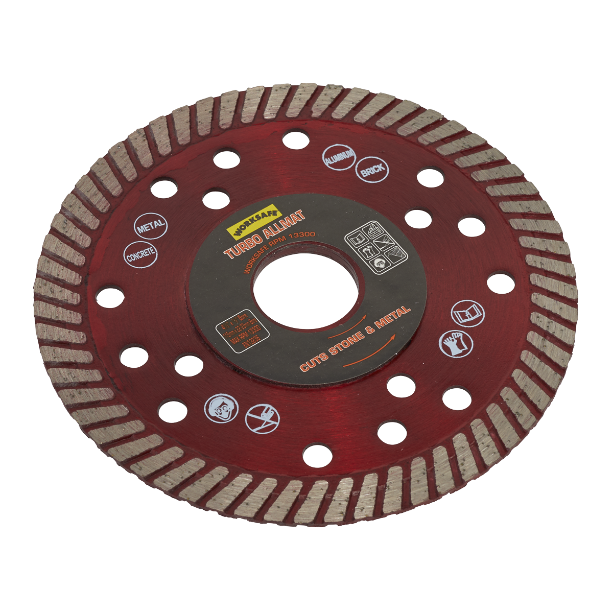 Turbo Allmat Diamond Blade Ø115 x Ø22mm - WDTA115 - Farming Parts