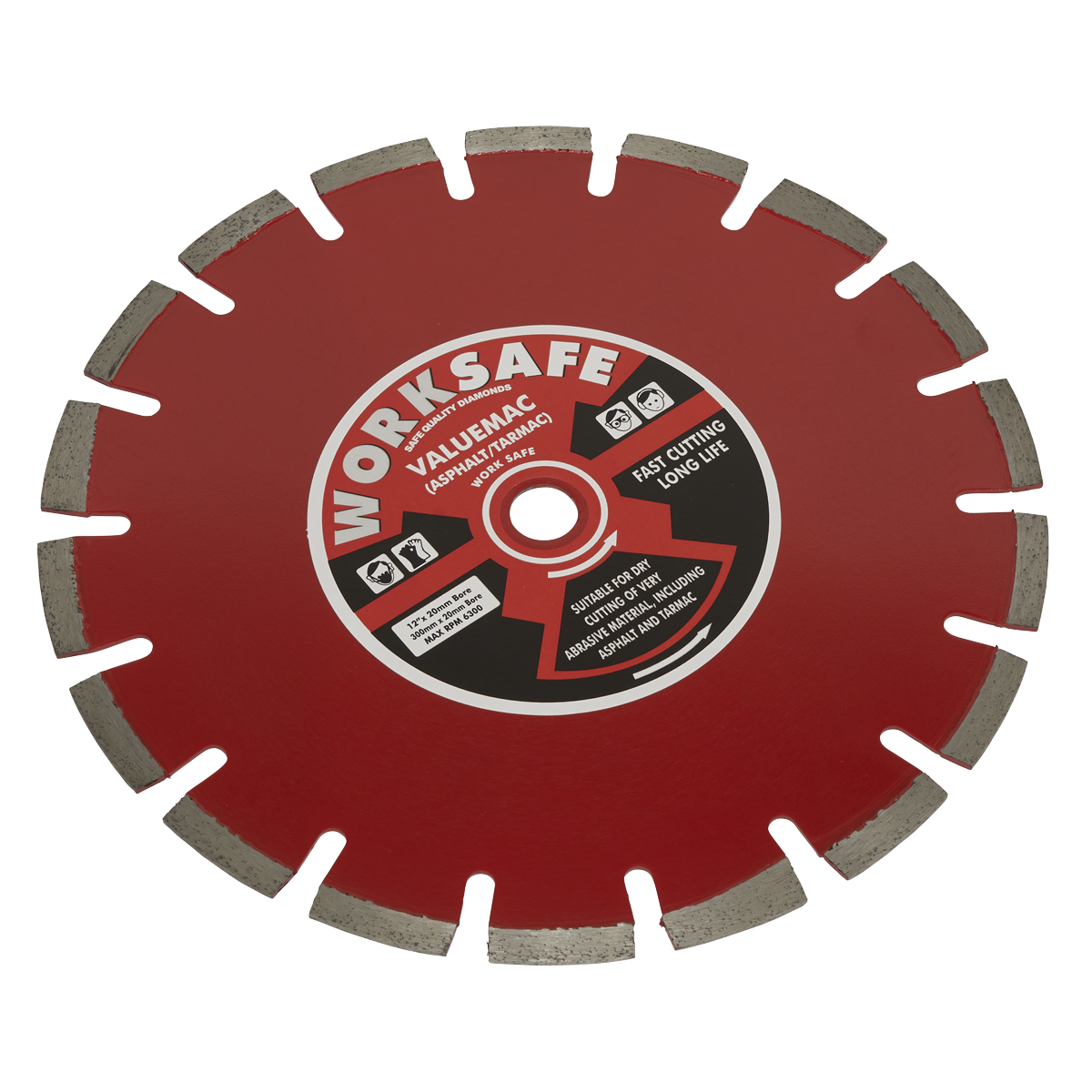 Valuemac Diamond Blade Ø300 x Ø20mm - WDVM300/20 - Farming Parts