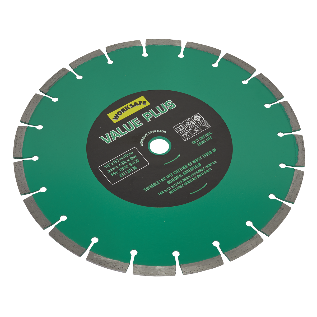 Value Plus Diamond Blade Ø300 x 20mm - WDVP300/20 - Farming Parts