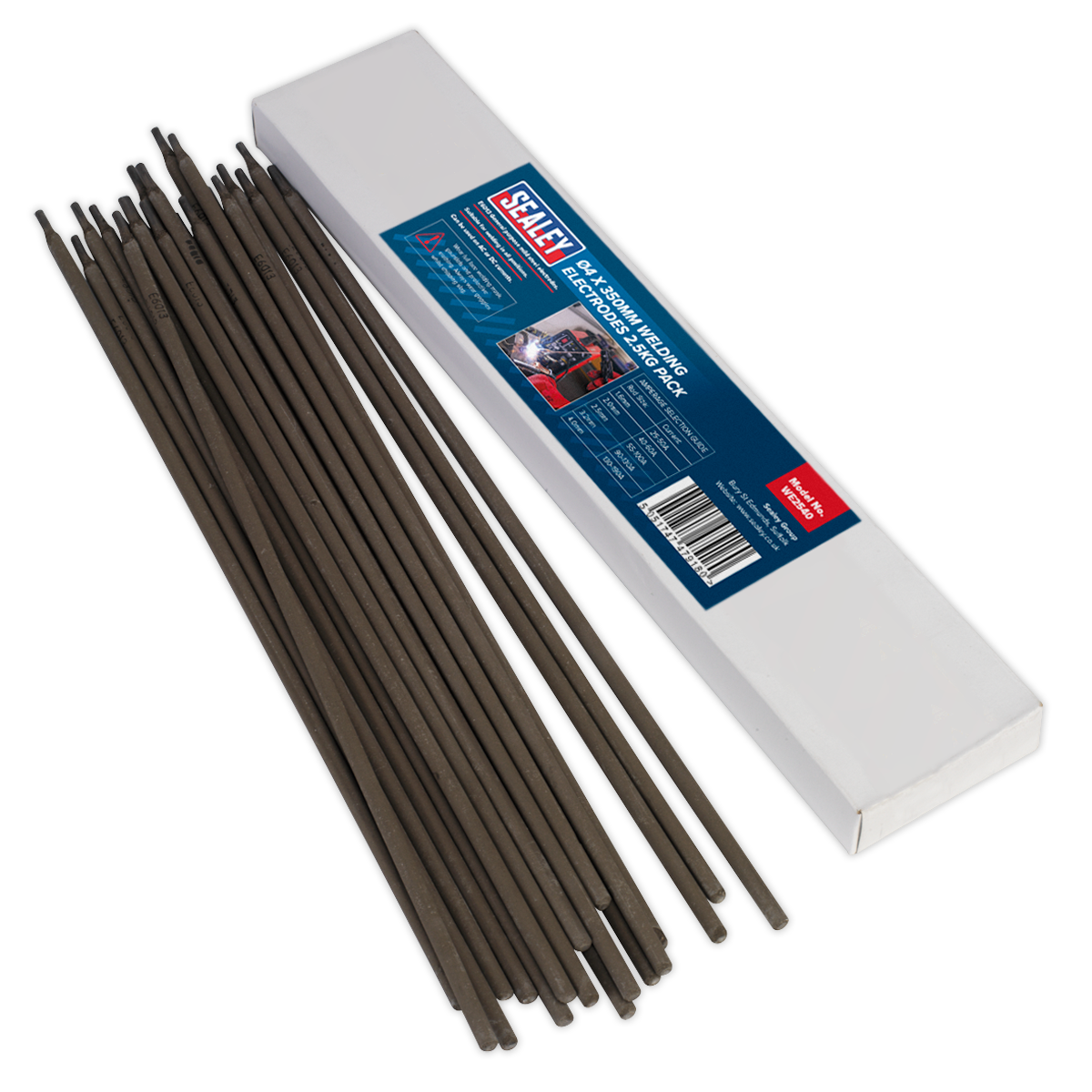 Welding Electrodes Ø4 x 350mm 2.5kg Pack - WE2540 - Farming Parts