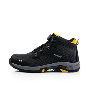Buckbootz WHEELZMID Tradez FITGO Boot – Black, Lightweight S1PS