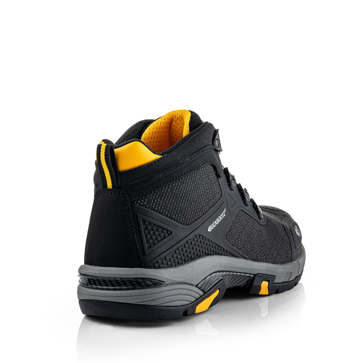 Buckbootz WHEELZMID Tradez FITGO Boot – Black, Lightweight S1PS