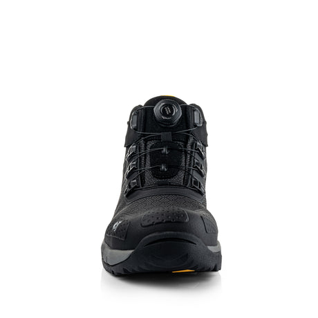 Buckbootz WHEELZMID Tradez FITGO Boot – Black, Lightweight S1PS