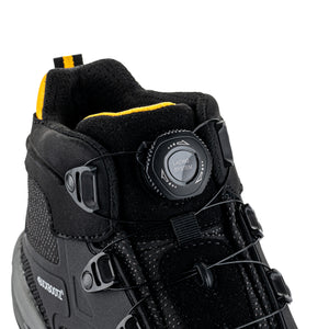 Buckbootz WHEELZMID Tradez FITGO Boot – Black, Lightweight S1PS