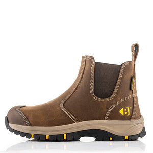 Buckbootz WIZD2BLK Black Dealer Safety Boots Wide Fit SB PS SR