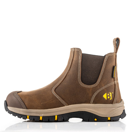 Buckbootz WIZD2BLK Black Dealer Safety Boots Wide Fit SB PS SR