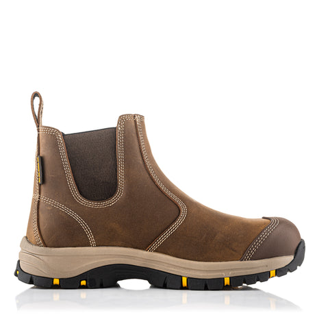 Buckbootz WIZD2BLK Black Dealer Safety Boots Wide Fit SB PS SR