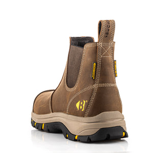 Buckbootz WIZD2BLK Black Dealer Safety Boots Wide Fit SB PS SR