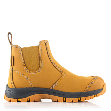 Buckbootz WIZD2BLK Black Dealer Safety Boots Wide Fit SB PS SR