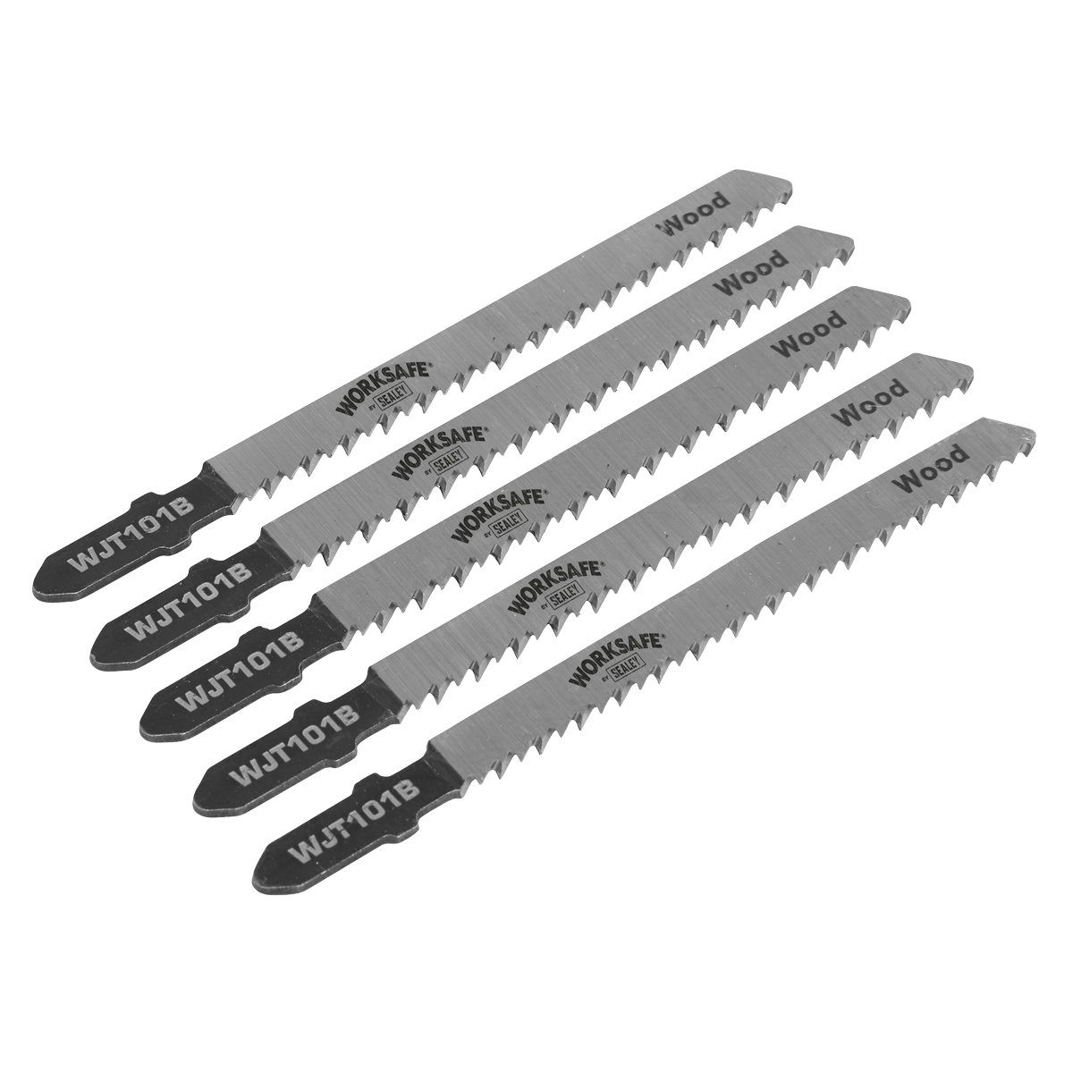 Jigsaw Blade Wood & Plastics 75mm 10tpi - Pack of 5 - WJT101B - Farming Parts