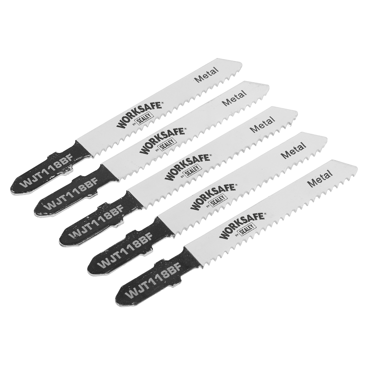 Jigsaw Blade Metal 55mm 12tpi - Pack of 5 - WJT118BF - Farming Parts