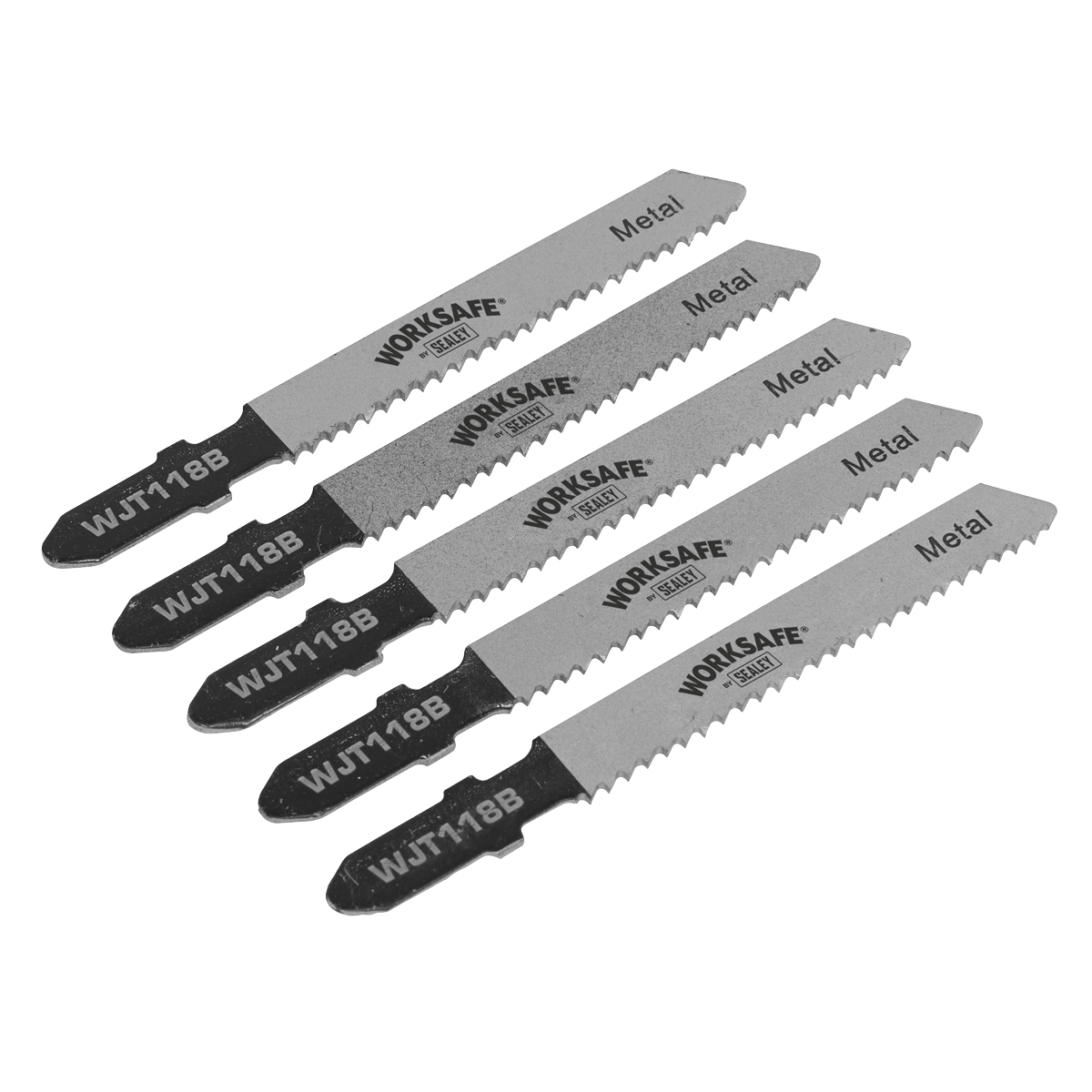 Jigsaw Blade Metal 55mm 12tpi - Pack of 5 - WJT118B - Farming Parts