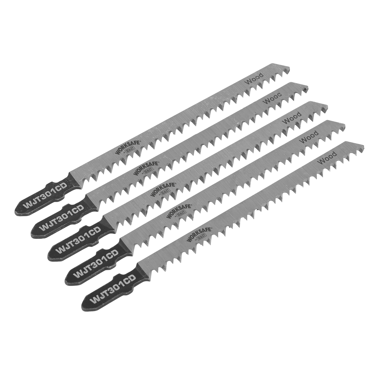 Jigsaw Blade Wood & Plastics 90mm 8tpi - Pack of 5 - WJT301CD - Farming Parts