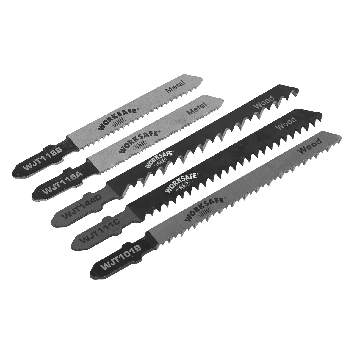 Assorted Jigsaw Blades - Pack of 5 - WJTASS - Farming Parts