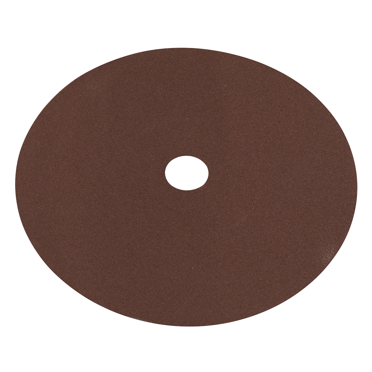 The Sealey Fibre Backed Disc Ø175mm - 120Grit (Pack of 25, model WSD7120) is a circular abrasive cutting disc with a central hole, brown in color, designed for use with disc sanders and presented against a white background.