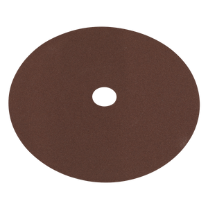 The Sealey Fibre Backed Disc Ø175mm - 120Grit (Pack of 25, model WSD7120) is a circular abrasive cutting disc with a central hole, brown in color, designed for use with disc sanders and presented against a white background.