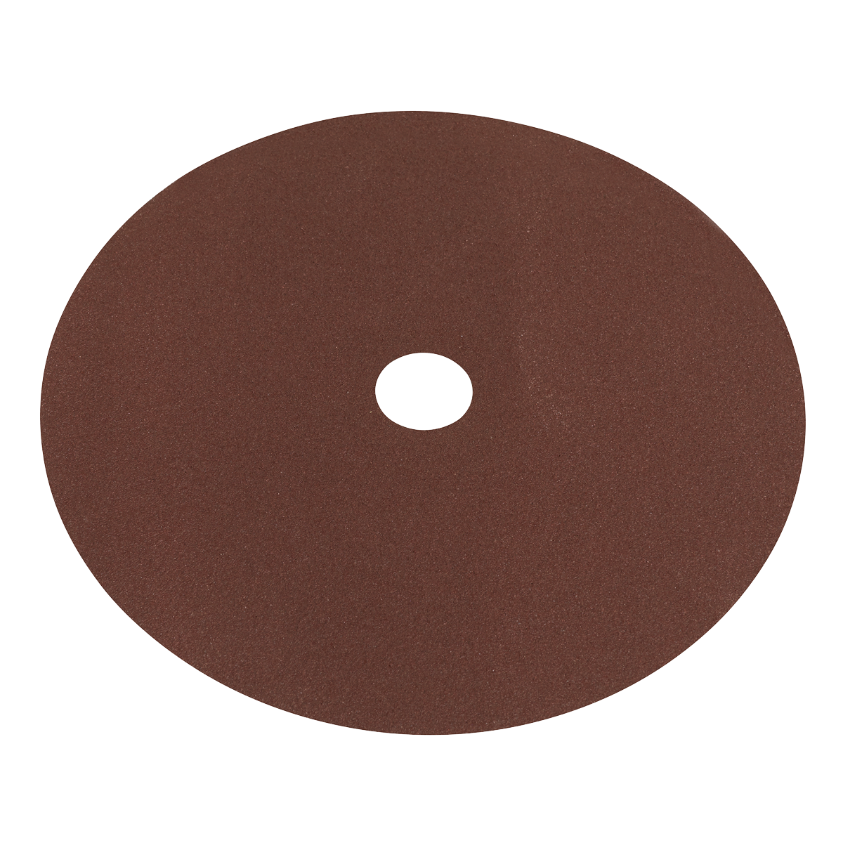 The Sealey Fibre Backed Disc Ø175mm - 80Grit Pack of 25 (WSD780) features a brown, gritty surface and is perfect for sanding wood floors.