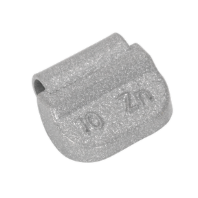 Wheel Weight 10g Hammer-On Zinc for Steel Wheels Pack of 100 - WWSH10 - Farming Parts