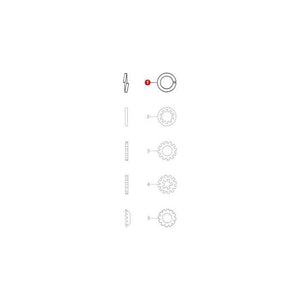 Washer Spring 1 - 353443X1 - Massey Tractor Parts