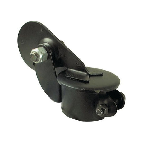 A Weather Cap - Counter Balanced, Ø 1 1/2'' (38.1mm) by Sparex, including a circular base and a mounting bolt. (Sparex Part No. S.14448).