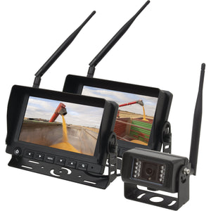 Wireless Digital Reversing Camera System with 2 x 7'' LCD Monitor & 1 Camera
 - S.143671 - Farming Parts