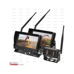 Wireless Digital Reversing Camera System with 2 x 7'' LCD Monitor & 1 Camera
 - S.143671 - Farming Parts