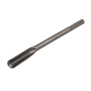 The Sealey Hollow Gouge 18 x 450mm - SDS MAX - X1G features a cylindrical handle and a flat, tapered blade at one end, crafted from metal and measuring 450mm in length.