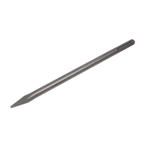 Close-up image of the Sealey Point 400mm - SDS MAX - X2PT, a long, pointed metal tool with a cylindrical handle, typically used for industrial or construction purposes.