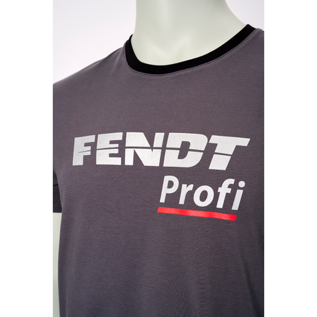 Fendt - Profi T-shirt grey/black - X99102306C - Farming Parts